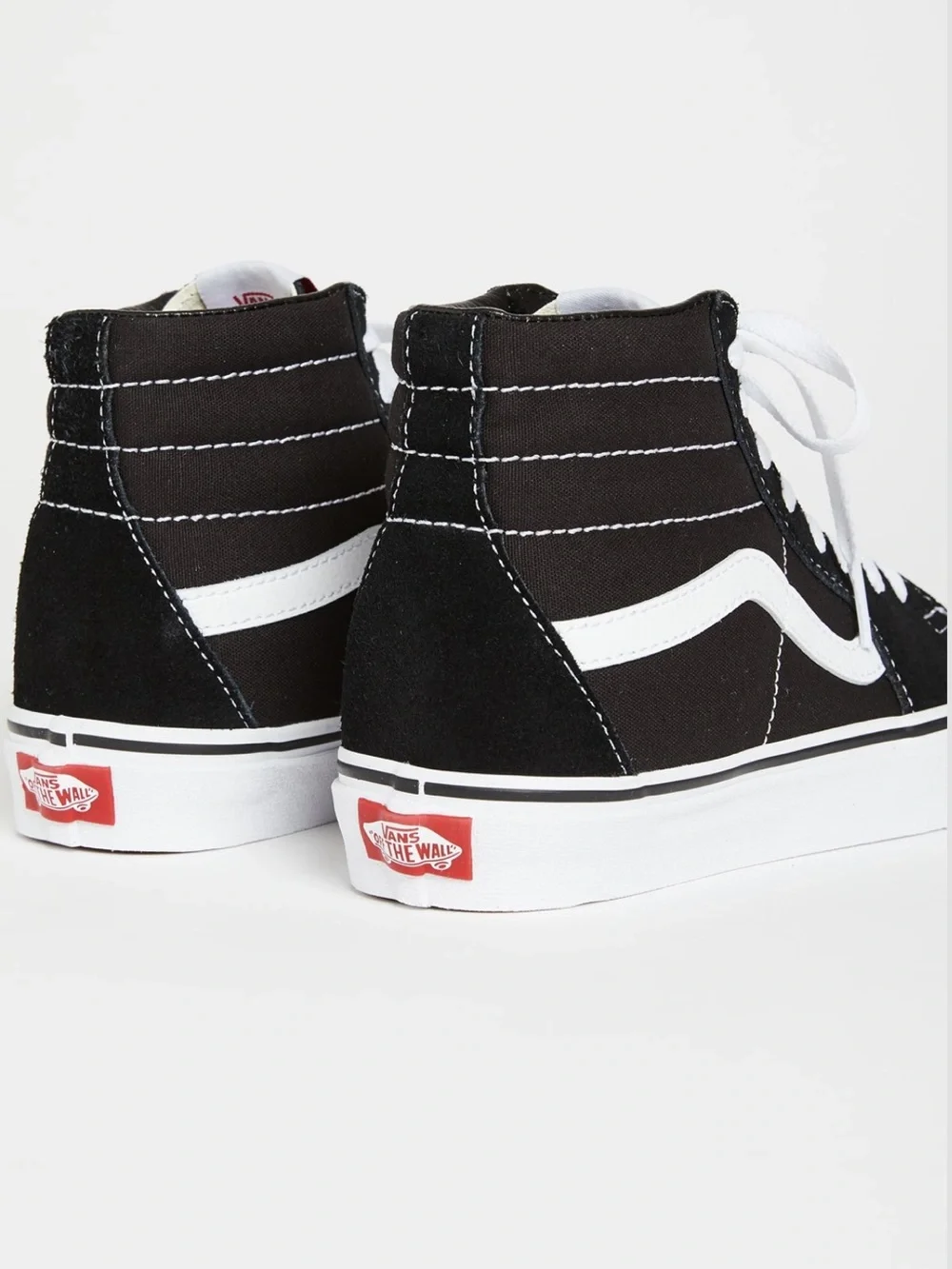 •VANS• Sk8-Hi Black/Black/White Shoes Sneakers >> NIB >> Off the Wall